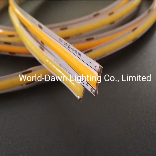 Bande lumineuse à LED COB flexible personnalisée de haute qualité 12V 24V