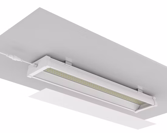 Conception de brevet Rectangle LED Tri-Proof Luminaire antipoussière 40W IP65 étanche
