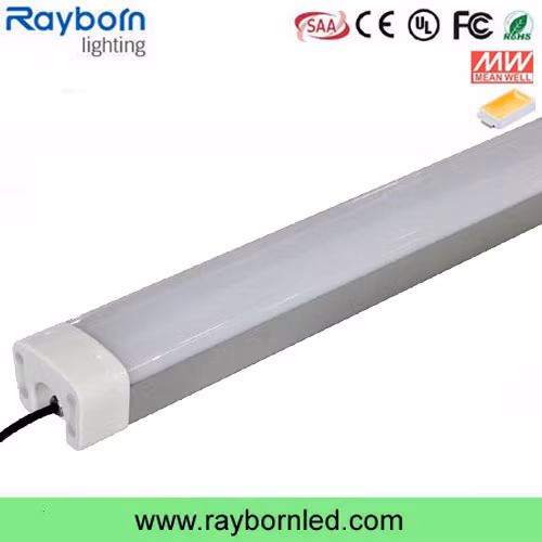 Ecorbl350A 36W Lampe Étanche Atelier IP65 LED Éclairage de Plafond Suspendu Couverture Givrée et Claire Industrielle LED Triproof Light