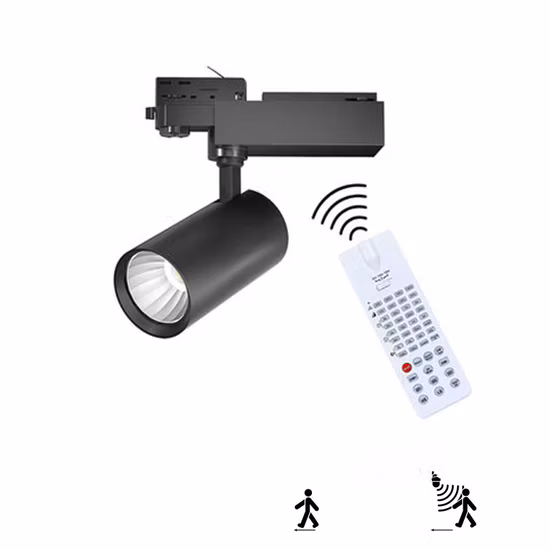 30W COB LED éclairage sur rail magnétique 4 fils éclairage sur rail LED spot linéaire Smart Light