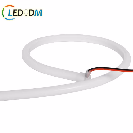 Ventes directes d'usine IP67 silicone étanche laissant tomber la couleur orange extérieure 12 24V 20V LED bande lumineuse pour LED bandes lumineuses