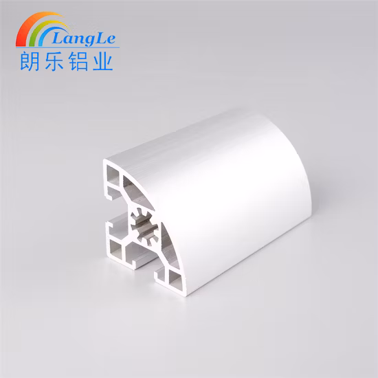 Profil d'extrusion en aluminium anodisé extrudé industriel supérieur de la Chine 6063 T5